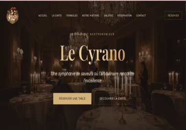 I will build a modern restaurant website with admin dashboard and reservation system