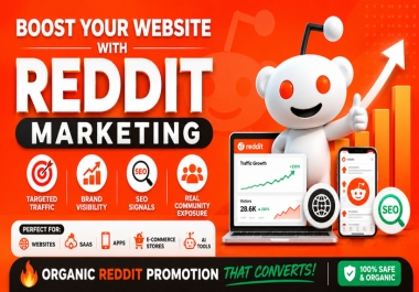 I will promote website,  brand, tools, apps,  company,  or item using Reddit