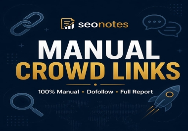 High quality manual crowd links from relevant forums for SEO