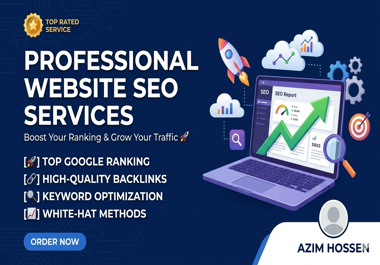 I will provide professional website SEO services for top google ranking