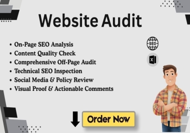 I will audit your website and find errors with proofs