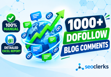 I Will Do 1000 High Authority Dofollow Blog Comments Backlinks for Top SEO Ranking