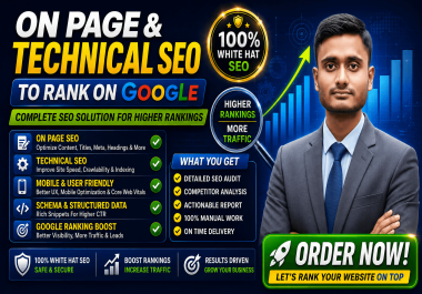 On Page & Technical SEO To Rank On Google
