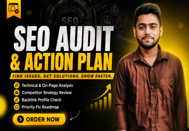 I will do proper website SEO audit report including action plan