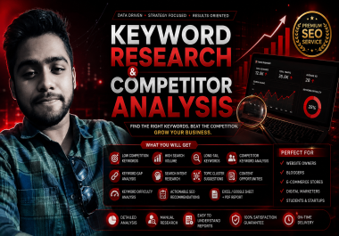 I Will Do WordPress Keyword and Competitor Research