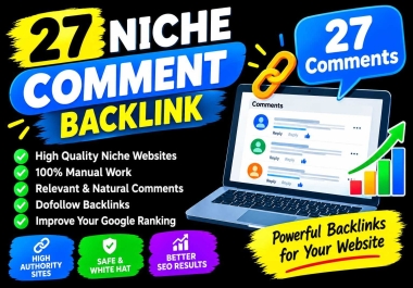 27 Powerful Niche Comment Backlinks for Stronger SEO & Rankings
