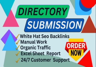 Get 200+ Web Directory Submission From High Authority Backlinks