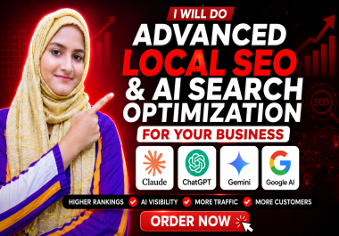 I will do local SEO and AI search optimization for your business