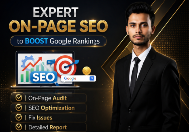 On Page SEO Optimization Service for Google Ranking Improvement