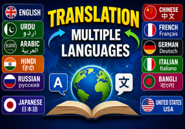 Professional multiple languages translator