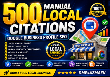 I Will Build 500 Premium Local Citations for Local SEO and GMB