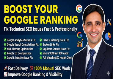 I will do technical seo audit and fix google search console and technical seo errors single page