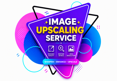 I will upscale and enhance images using AI to HD quality