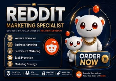 I Will Promote Your Website,  SaaS,  AI Tool,  or Brand Using Reddit SEO Posts and Comments
