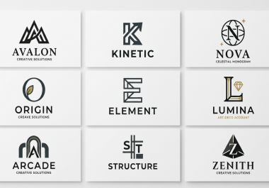 I Will Design Unique Modern Minimal Logo For Business Branding