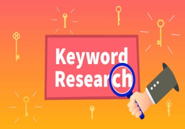 I will do manual keyword research to rank your website on Google