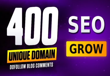 Create Manual 500 Unique Domain High Authority Blog Comments Backlinks