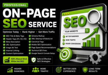 Professional On-Page SEO Service to Improve Your Website Rankings