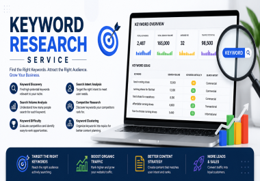 I Will Do Advanced SEO Keyword Research & Competitor Analysis