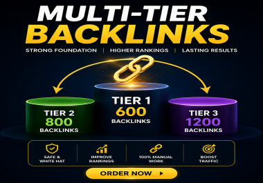 Build a Strong SEO Foundation with 2,600 Manual Multi-Tier Backlinks