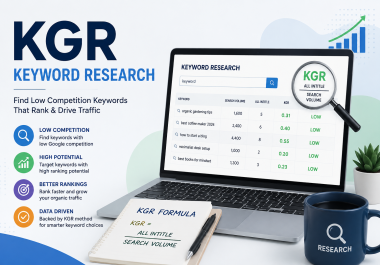 I Will Provide Professional SEO Keyword Research and KGR Analysis