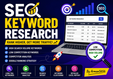I Will Do SEO Keyword Research for Your Website and grow your bussiness