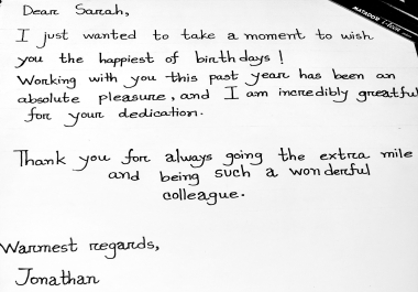 I will do beautiful handwriting for your assignments or letters
