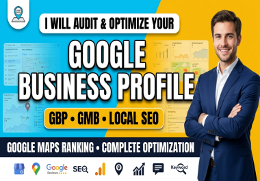 I will audit and optimize your Google Business Profile GBP for local SEO