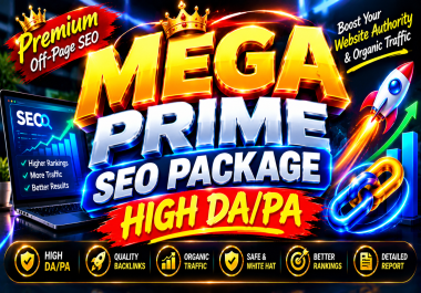Premium Off-Page SEO Package - High Authority Backlinks for Better Rankings