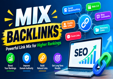 I will Create 400 High-Quality Mix Backlinks Powerful SEO Link Building