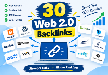 30 Powerful Web 2.0 Backlinks with High-Quality Contextual Content