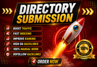 Get 130 Directory Submission High Authority Backlinks for Google Ranking