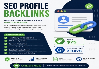 SEO Profile Backlinks for Higher Rankings and Authority