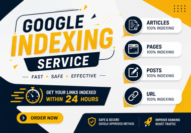 100 Backlinks Indexing On Google Within 24 Hours - Premium Method