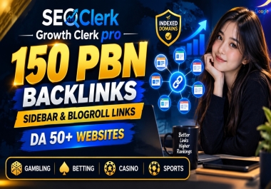 Get 150 Premium Blogroll & Sidebar PBN Links from DA 50+ Sites