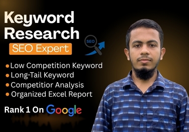 I will do SEO Keyword research for your website and business