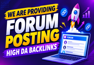 100 Manual High Authority Forum Backlinks for SEO
