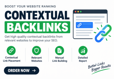 I Will Build Relevant Contextual Backlinks for SEO