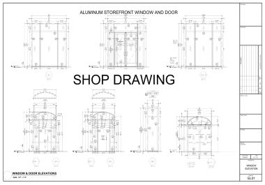 Will create shop drawings or tracing for residential or commercial buildings using AutoCad.
