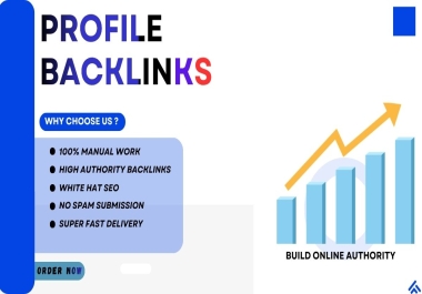 Get 130+ High Authority PR9 Profile Backlinks DA 50- 90+ for Google Ranking