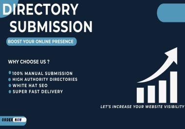 100 Manual Directory Submissions with High-Quality Dofollow Backlinks