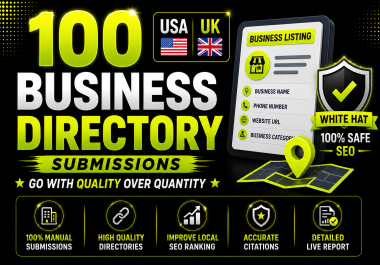 I Will Build 100 Manual Business Directory Citations for Local SEO
