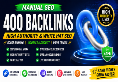 I will create powerful SEO backlinks with safe link building.