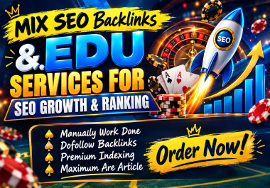 I will build dofollow EDU and mixed SEO backlinks for Google ranking