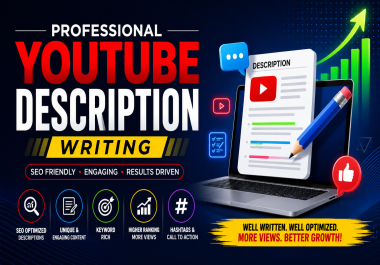 Write Professional Video SEO Description That Improve Rankings