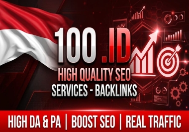 I will provide 100 Indonesia high quality SEO backlinks for targeted ranking