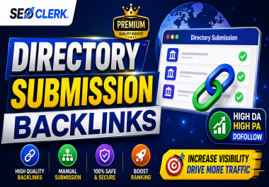 Manual 100 High DA Directory Submission Backlinks