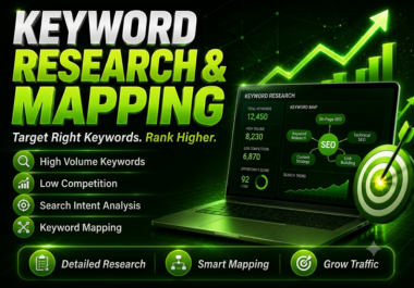 I will do SEO keyword research and create a keyword mapping report