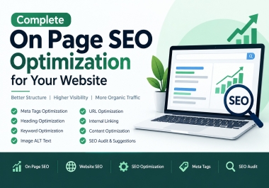 I Will Optimize Your Website With Professional On Page SEO