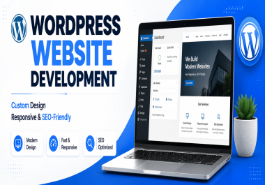 I will design and develop a custom WordPress website for your business